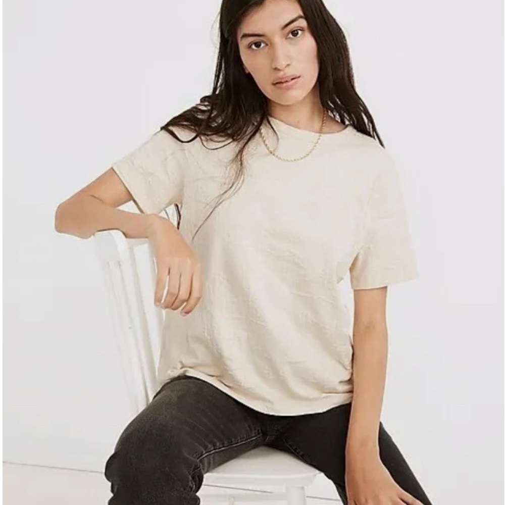 Madewell Coastal (embroidered palm trees) shirt